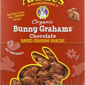 ANNIE'S HOMEGROWN: Bunny Grahams Chocolate, 7.5 oz