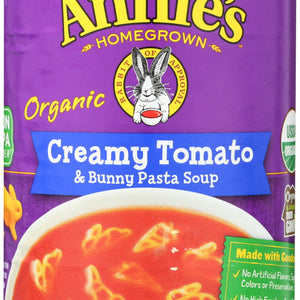 ANNIES HOMEGROWN: Soup Creamy Tomato Bunny Pasta, 14 oz