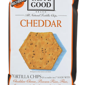 FOOD SHOULD TASTE GOOD: All Natural Tortilla Chips Cheddar, 5.5 oz