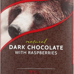 ENDANGERED SPECIES: Natural Dark Chocolate Bar with Raspberries, 3 oz