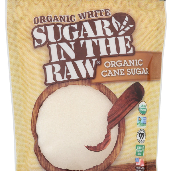IN THE RAW: Sugar White Cane Organic, 24 oz