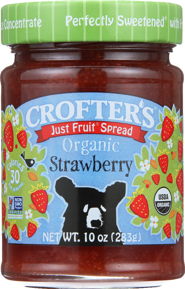 CROFTERS: Organic Strawberry Fruit Spread, 10 oz