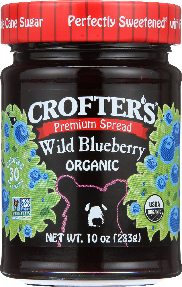 CROFTERS: Conserve Wild Blueberry Organic, 10 oz