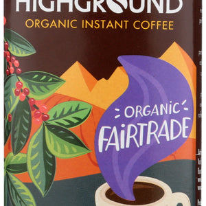 HIGHGROUND: Coffee Instant Regular Organic, 3.53 oz