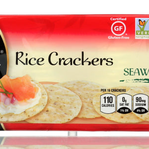 KA ME: Seaweed Rice Crackers Gluten Free, 3.5 oz