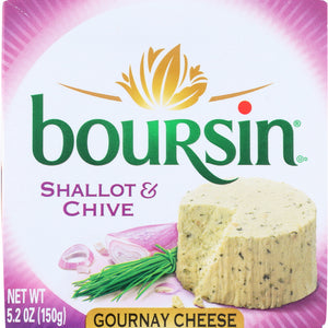 BOURSIN: Shallot & Chive Gournay Cheese, 5.2 oz