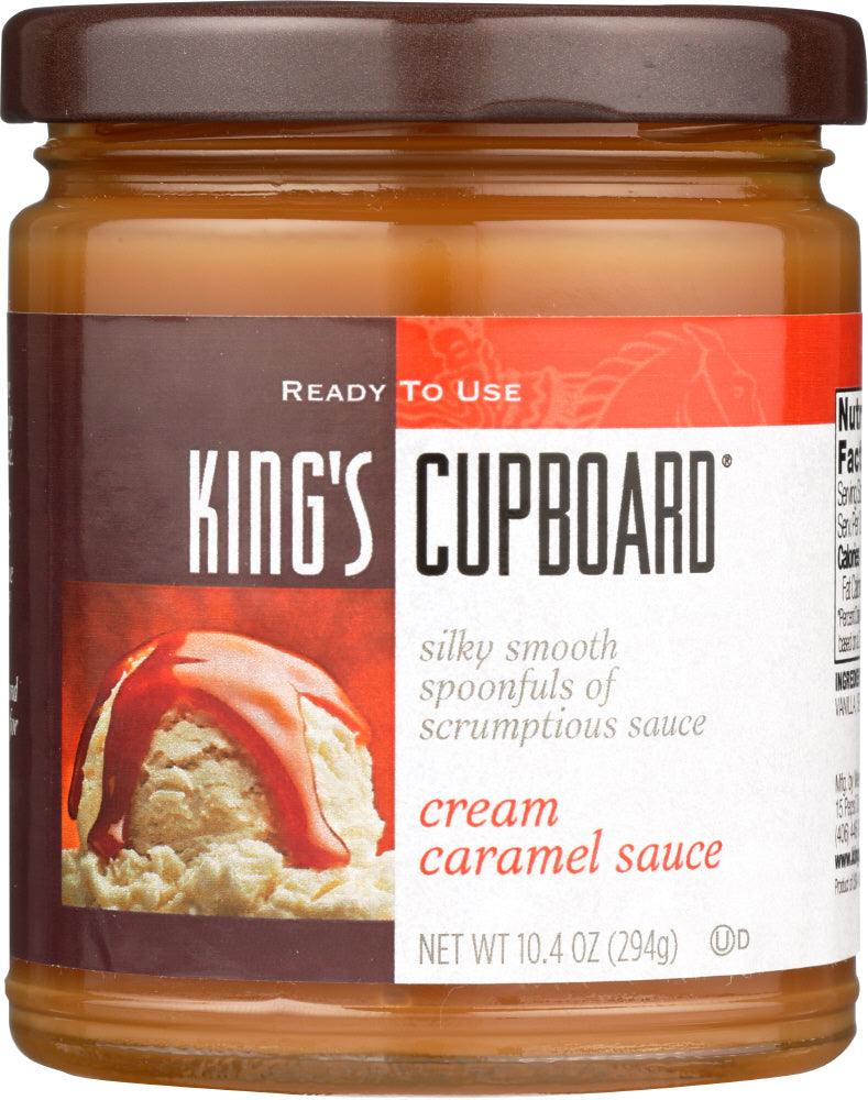 KINGS CUPBOARD: Cream Caramel Sauce, 10.4 oz