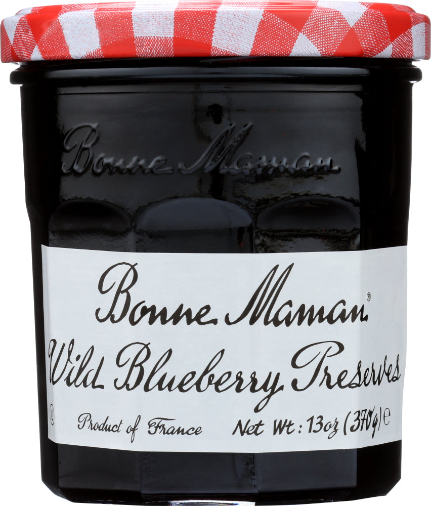 BONNE MAMAN: Wild Blueberry Preserves, 13 Oz