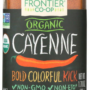 FRONTIER HERB: Organic Ground Cayenne 30 HU, 1.7 oz