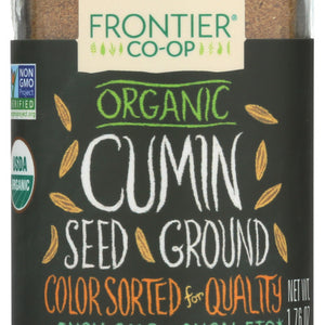 FRONTIER HERB: Organic Cumin Seed Ground Bottle, 1.76 oz
