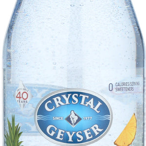 CRYSTAL GEYSER: Sparkling Spring Water Pineapple Mango, 1.25 lt
