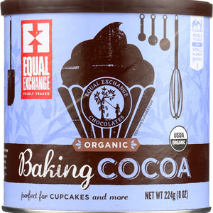 EQUAL EXCHANGE: Organic Baking Cocoa, 8 oz