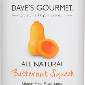 DAVE'S GOURMET: Butternut Squash Pasta Sauce, 25.5 Oz