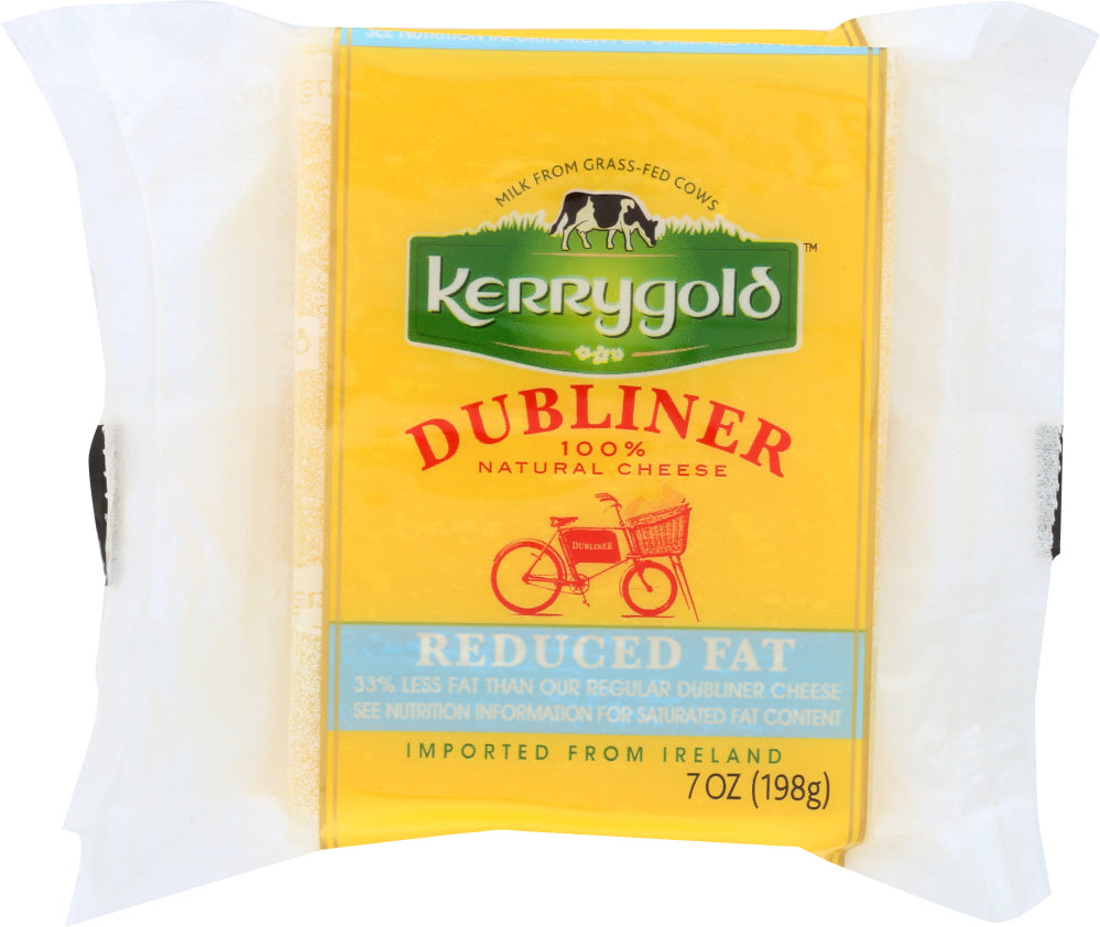 KERRYGOLD: Natural Cheese Reduced Fat Dubliner Wedge, 7 oz