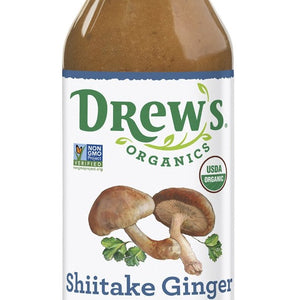 DREWS: Shiitake Ginger Organic Dressing, 12 oz