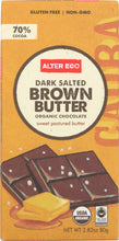 ALTER ECO: Organic Chocolate Dark Salted Brown Butter, 2.82 oz