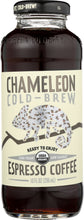 CHAMELEON COLD BREW: Espresso Coffee RTD, 10 oz