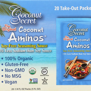 COCONUT SECRET: Aminos Coconut Packets, 5 oz