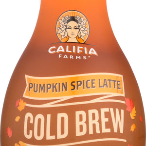 CALIFIA: Pumpkin Spice Latte Cold Brew Coffee, 48 oz