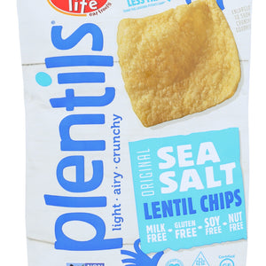 ENJOY LIFE: Plentils Lentil Chips Light Sea Salt, 4 oz