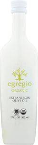 EGREGIO: Oil Olive Extra Virgin Organic, 17 fo