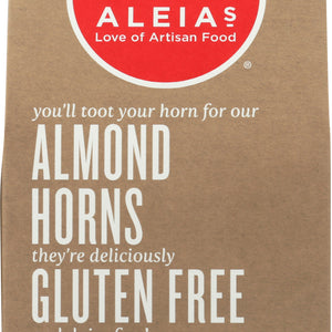 ALEIAS: Almond Horn Cookies Gluten Free, 9 oz