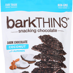 BARKTHINS: Dark Chocolate Toasted Coconut With Almonds, 4.7 oz