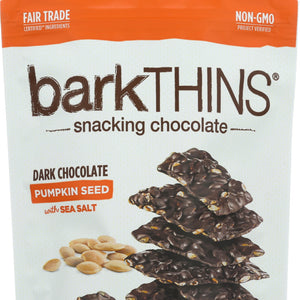 BARKTHINS: Dark Chocolate Pumpkin Seed With Sea Salt, 4.7 oz