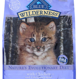 BLUE BUFFALO: Wilderness Kittens Chicken Recipe, 4 lb