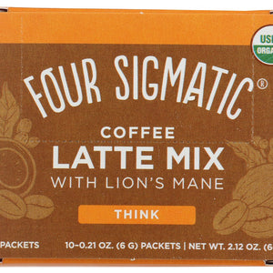FOUR SIGMATIC: Coffee Latte Mix with Lion's Mane, 2.12 oz