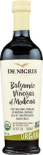 DE NIGRIS: Organic Balsamic Vinegar 25%, 16.9 oz