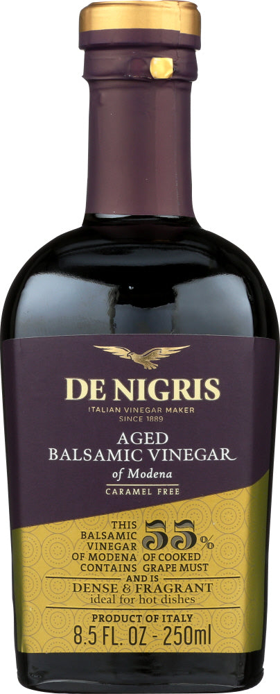 DE NIGRIS: Aged 3 Years Vinegar Balsamic, 8.5 oz