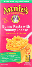 ANNIE'S HOMEGROWN: Bunny Pasta with Yummy Cheese, 6 Oz