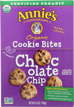 ANNIES HOMEGROWN: Organic Cookie Bites Chocolate Chips, 6.5 oz