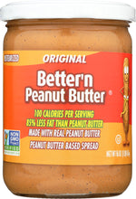 BETTER N PEANUT BUTTER: Spread Peanut Original Gluten Free, 16 oz