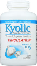 KYOLIC: Aged Garlic Extract Circulation Formula 106, 300 Capsules