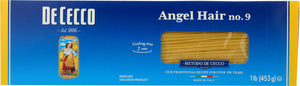 DE CECCO: Capellini #9 Angel Hair Pasta, 16 oz