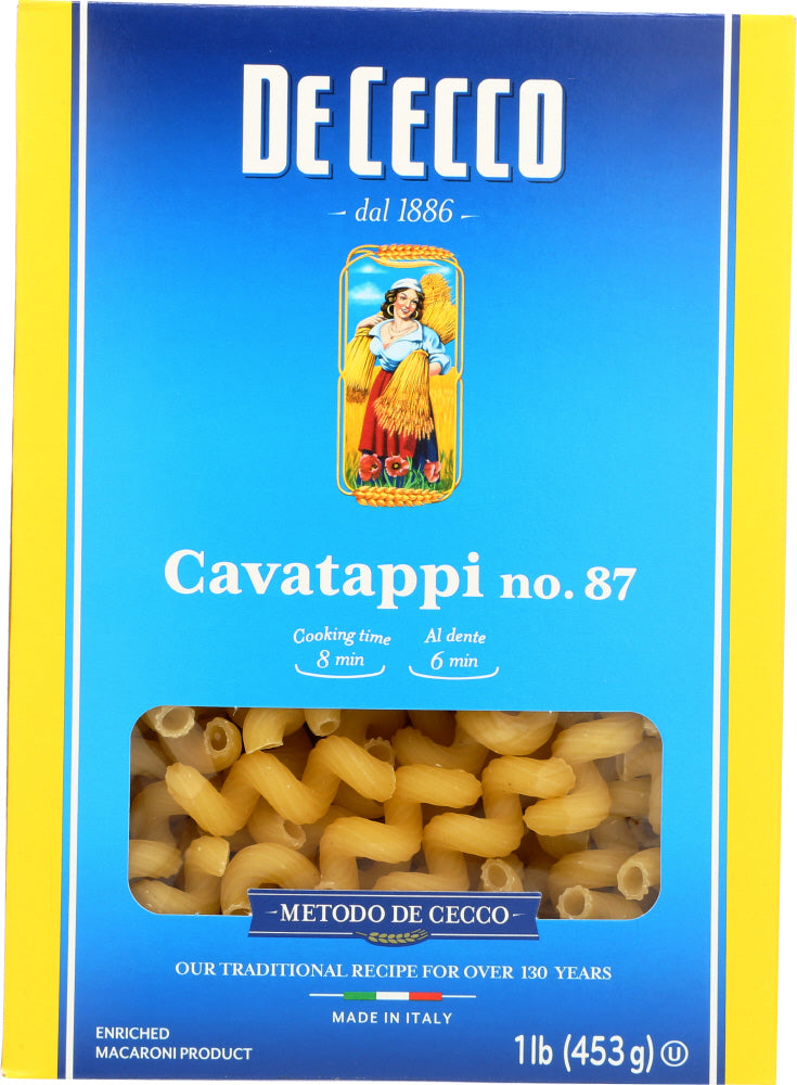 DE CECCO: Pasta Cavatappi, 16 oz