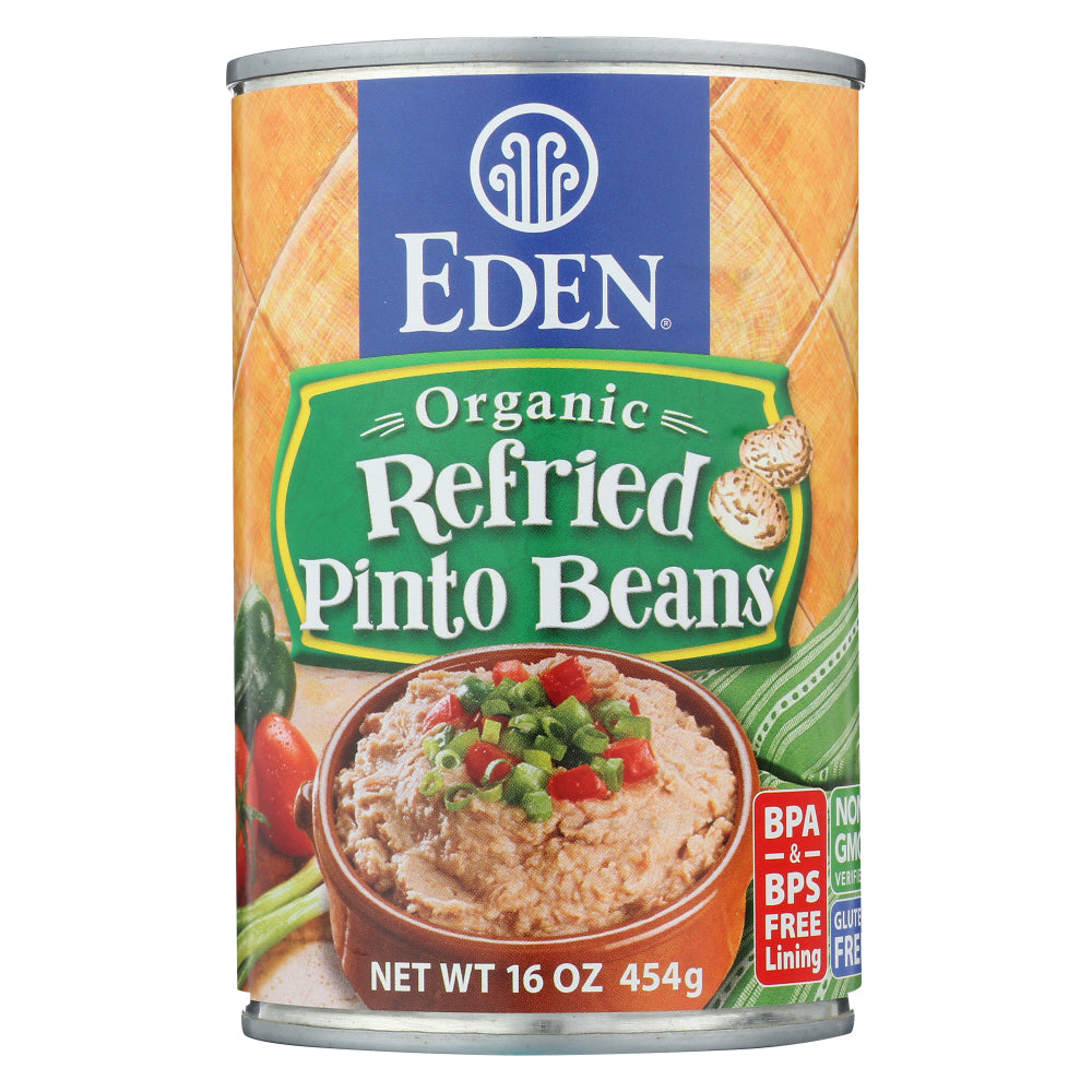 EDEN FOODS: Refried Pinto Beans Organic, 16 oz