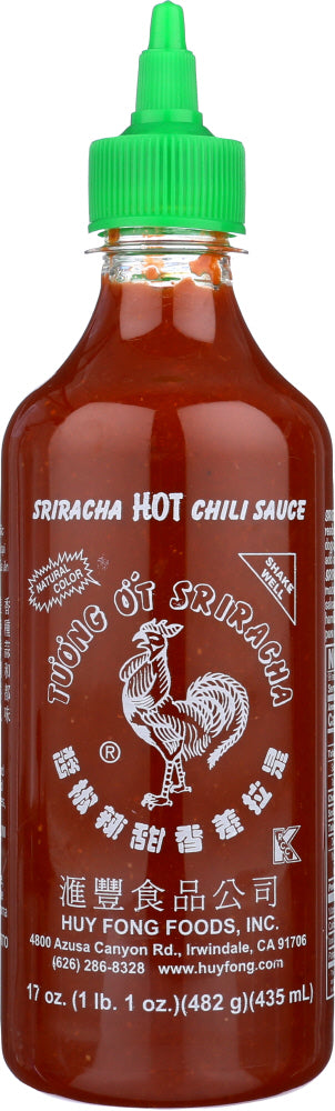 HUY FONG: Sriracha Hot Chili Sauce, 17 oz