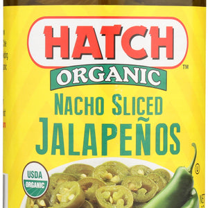 HATCH: Organic Nacho Sliced Jalapenos, 12 oz