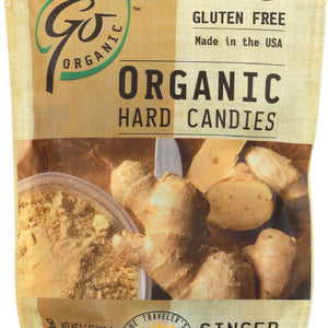 GO ORGANIC: Organic Hard Candies Ginger, 3.5 oz
