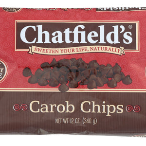 CHATFIELDS: Gluten Free Carob Chips, 12 oz