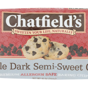 CHATFIELDS: Double Dark Semi-Sweet Chips, 10 oz