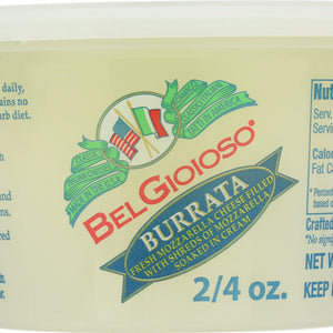 BELGIOIOSO: Burrata Cheese Cup, 8 oz