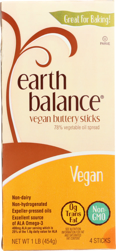 EARTH BALANCE: Vegan Buttery Spread Sticks, 16 oz