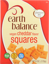 EARTH BALANCE: Vegan Cheddar Flavor Squares, 6 oz