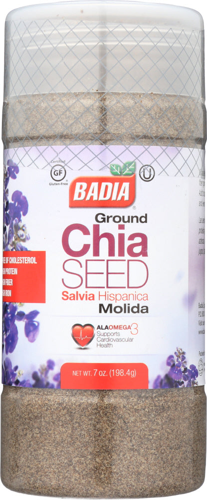 BADIA: Chia Seed Ground Organic, 7 oz