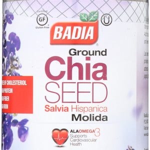 BADIA: Chia Seed Ground Organic, 7 oz