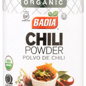 BADIA: Chili Powder Organic, 2.5 oz